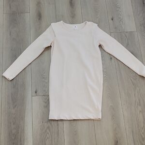 Sundry Cream Long Sleeve Sweater Dress Size 1